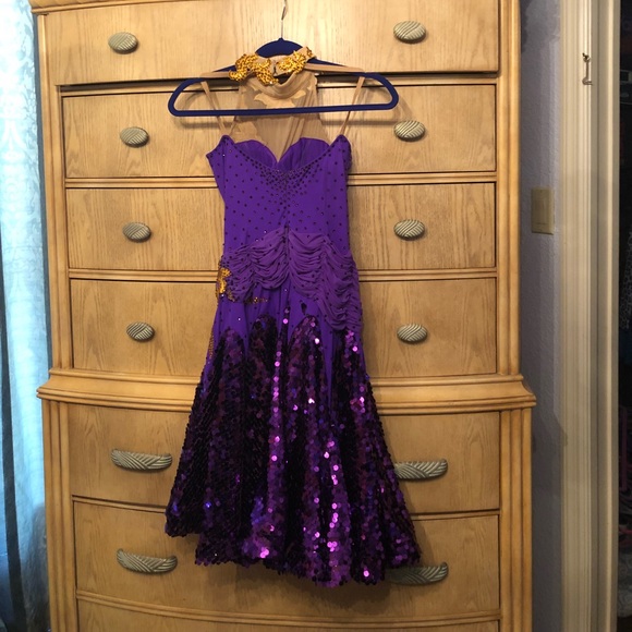 SOLD 🌸Rhythm/LatinBallroom IceDance Comp Dress - Picture 3 of 3